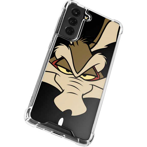 Looney Tunes Wile E. Coyote Smile Galaxy S21 FE Clear Case